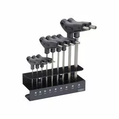 BBB Set Torx: T25, Hex: 2/2.5/3/4/5/6/8/10mm Ergo T-Schl&uuml;ssel Mit Halter