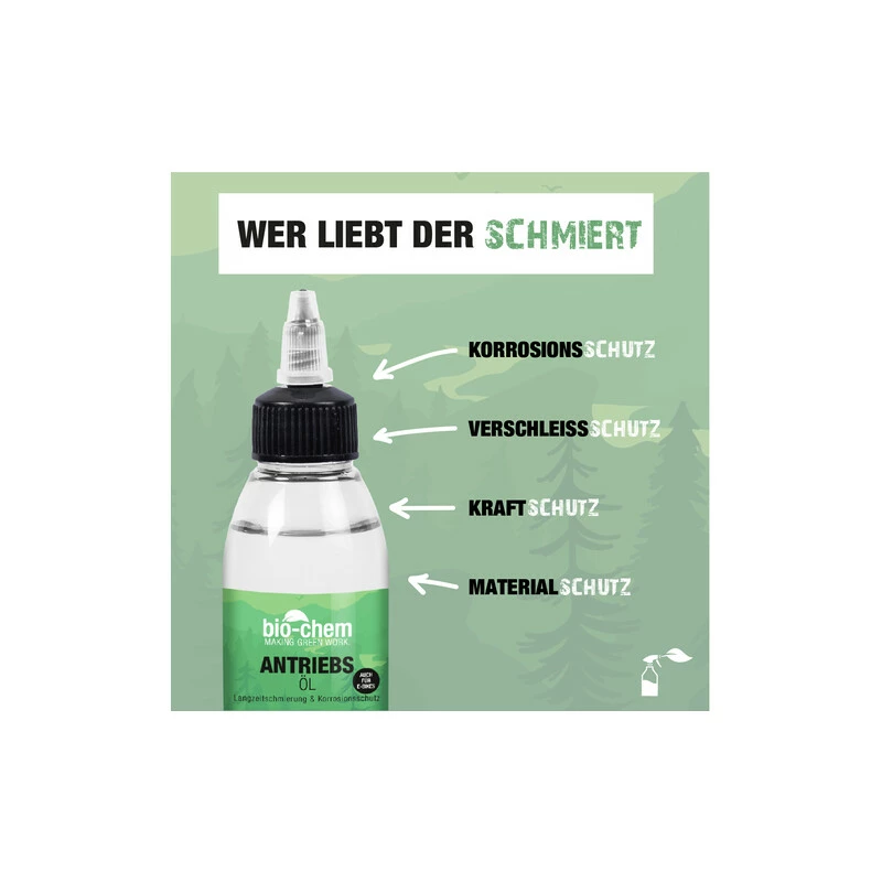 Bio-Chem Antriebsöl 100 Ml Mit Tropfverschluss 2 Bio-Chem Antriebsöl 100 Ml Mit Tropfverschluss – Bild 2