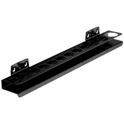 Kraftwerk Werkstatteinrichtung, Steckschl&uuml;sselhalter Mit 12 L&ouml;chern 390x30 Mm, Geschraubt, Schwarz