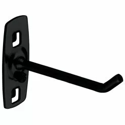 Kraftwerk Werkstatteinrichtung, Werkzeughaken, Schr&auml;ges Hakenende, 100 Mm, Geschraubt, Schwarz