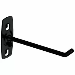Kraftwerk Werkstatteinrichtung, Werkzeughaken, Schr&auml;ges Hakenende, 150 Mm, Geschraubt, Schwarz