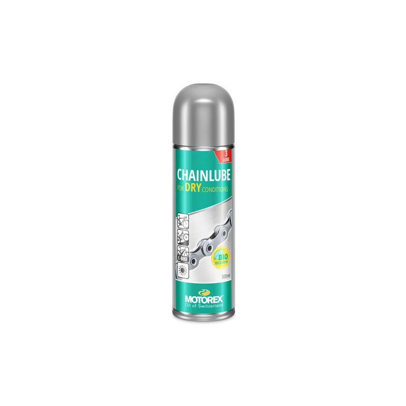 Motorex Chainlube DRY Kettenöl Spray 300 Ml 1 Motorex Chainlube DRY Kettenöl Spray 300 Ml