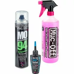 Muc-Off &quot;Wash, Protect And Wet Lube&quot; Kit
