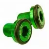 NC-17 Kurbelschrauben M12, Gr&uuml;n