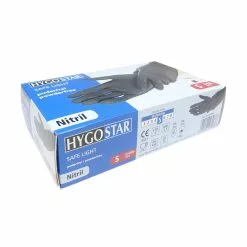 Hygostar Nitrilhandschuhe Safe Light Gr.M (8) Box &agrave; 100 Stk. Schwarz Oder Blau
