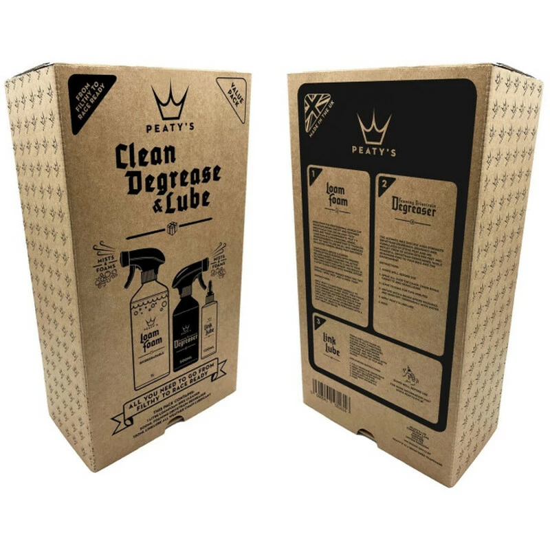 Peaty's Clean, Degrease, Lube Gift Box 1 Peaty's Clean, Degrease, Lube Gift Box