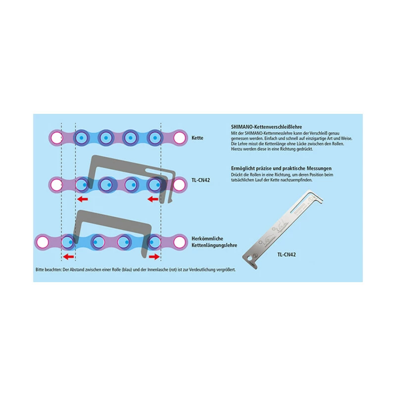 Shimano Verschleiss-Kettenlehre 2 Shimano Verschleiss-Kettenlehre – Bild 2