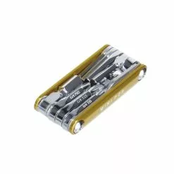 Topeak Mini P20, 20 Funktionen, Mit Kettennieter, Gold Mit Power Link Tool Und Neoprentasche