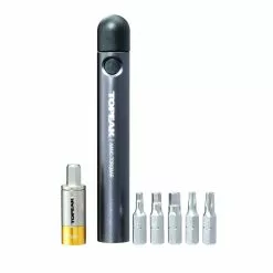 Topeak Nano Torqbar 5, Drehmomentschl&uuml;ssel 5Nm Inkl. Griff Und 5 Bits, 62g