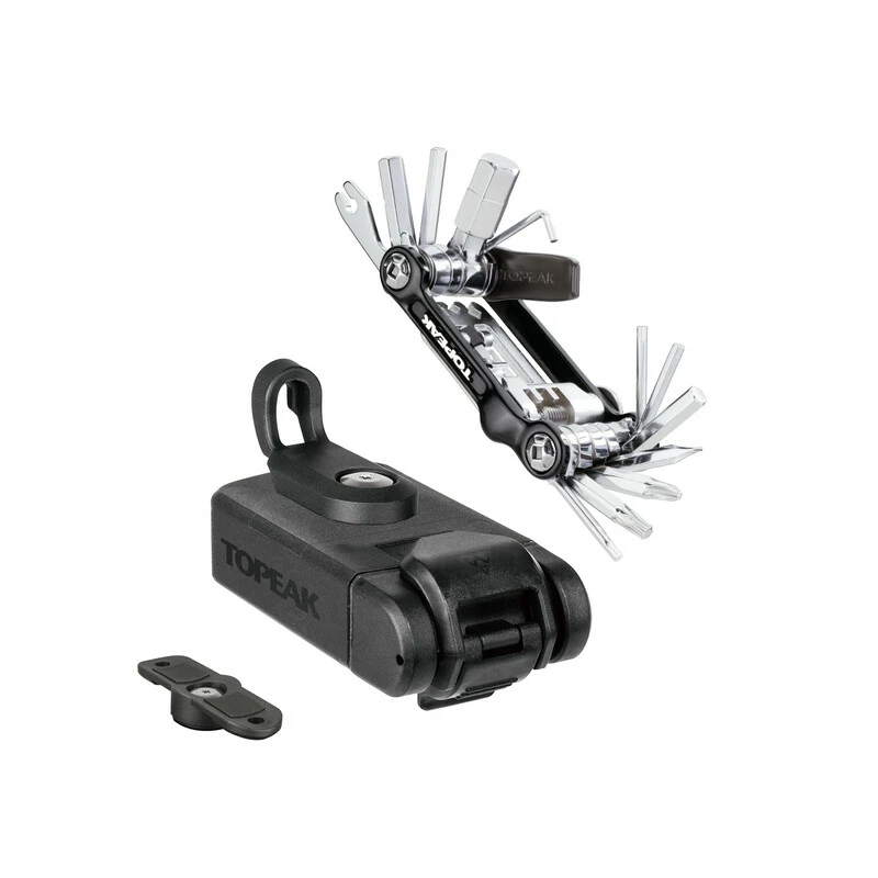 Topeak Ninja Master+ TOOLBOX T20, Inkl. Mini Tool 20 & Ninja Halterung Wasserfeste Tool Box, 20 Funktionen 1 Topeak Ninja Master+ TOOLBOX T20, Inkl. Mini Tool 20 & Ninja Halterung Wasserfeste Tool Box, 20 Funktionen