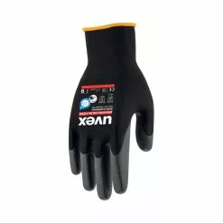 Uvex Montagehandschuhe Phynomic AirLite A ESD M, Gr&ouml;sse 08, 1 Paar, Grau/schwarz, UNVERPACKT