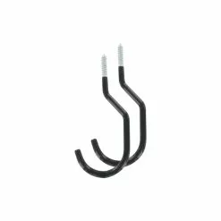 VAR Fahrradhaken PR-70302 Gr. L F. MTB Plastifiziert Per Paar Schwarz