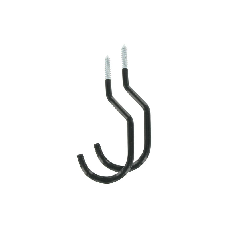 VAR Fahrradhaken PR-70302 Gr. L F. MTB Plastifiziert Per Paar Schwarz 1 VAR Fahrradhaken PR-70302 Gr. L F. MTB Plastifiziert Per Paar Schwarz