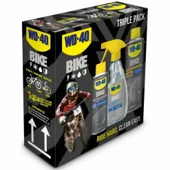 WD-40 WD 40 Bike Triple Pack Cleaning Kit, Bike Reiniger / Kettenreiniger / Kettenspray Allwetter