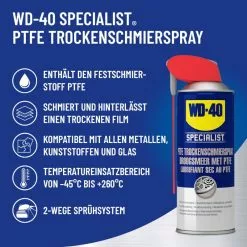 WD-40 WD 40 PTFE Trockenschmierspray Smart Straw, 400ml Spraydose -SRAM Verkäufe wd 40 ptfe trockenschmierspray smart straw 400ml spraydose4
