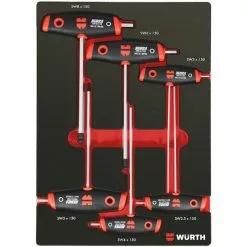 Würth W&uuml;rth Quergriff Inbusschl&uuml;ssel Sechskant 2.5 Bis 8.0